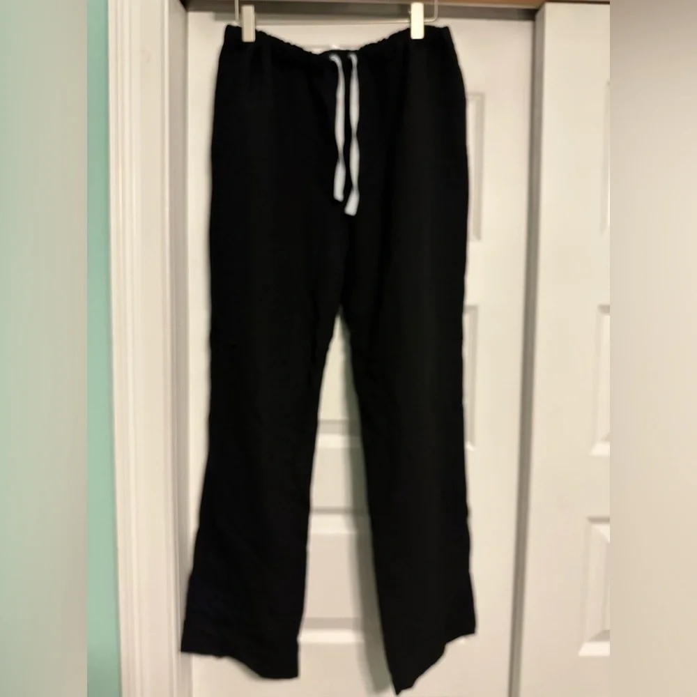 Figs Men’s M Pisco Scrub Pants Black Gray FM4500 Medical Nurse Workwear EEUC!
